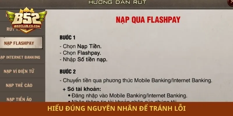 Hiểu đúng nguyên nhân để tránh lỗi